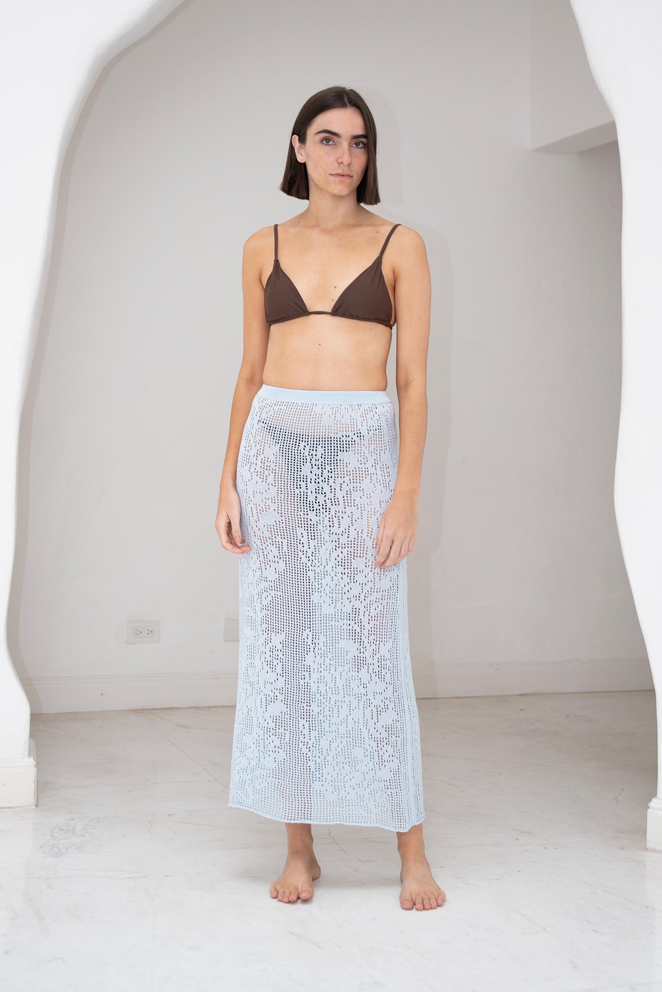 Cayena Skirt - Blueberry Milk