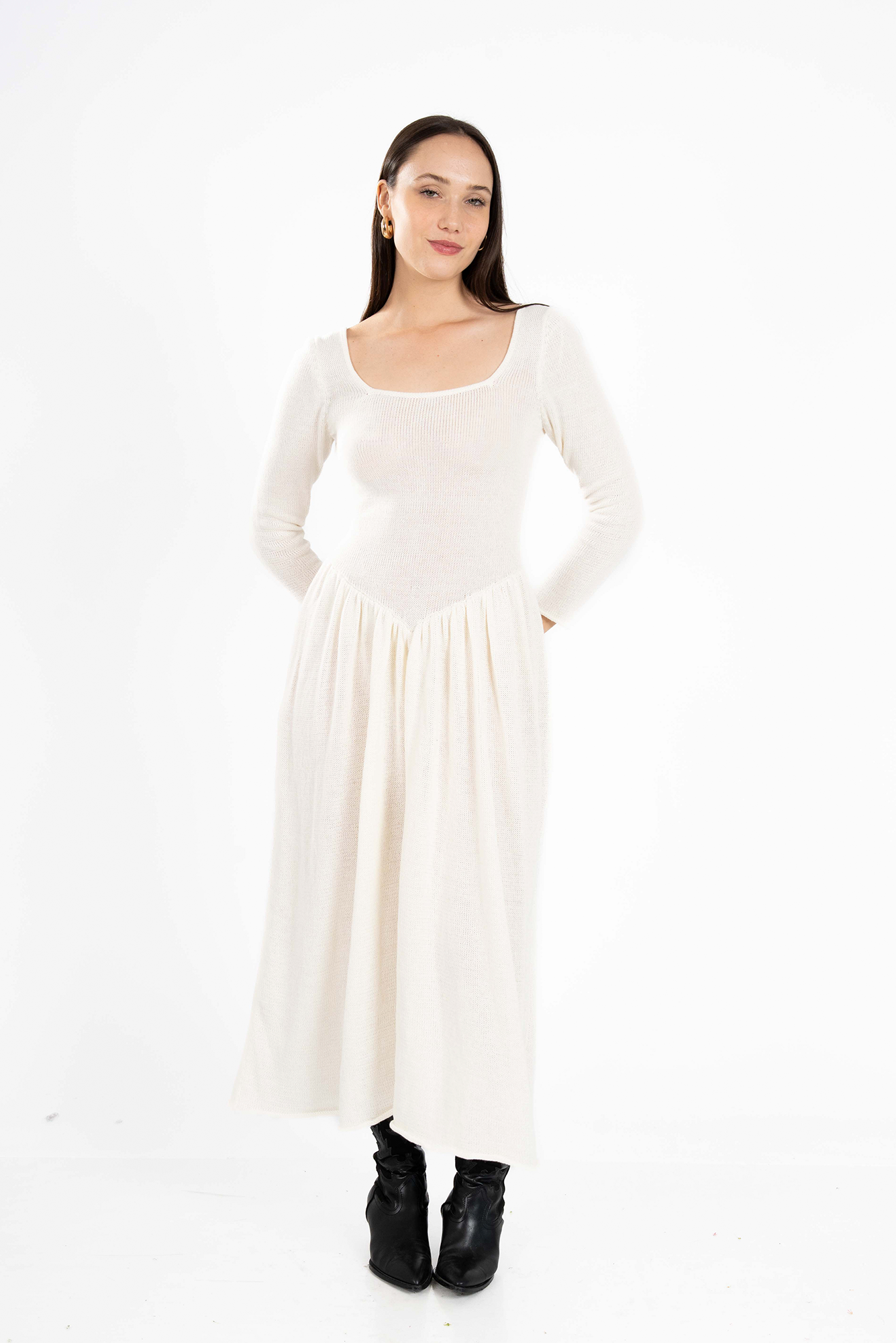 Lyra Dress - Cream