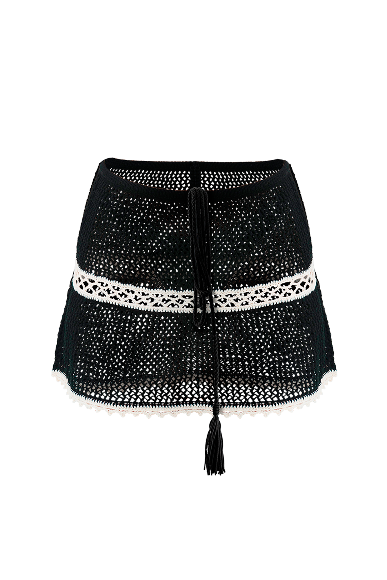Mare e Sabbia Mini Skirt - Nera