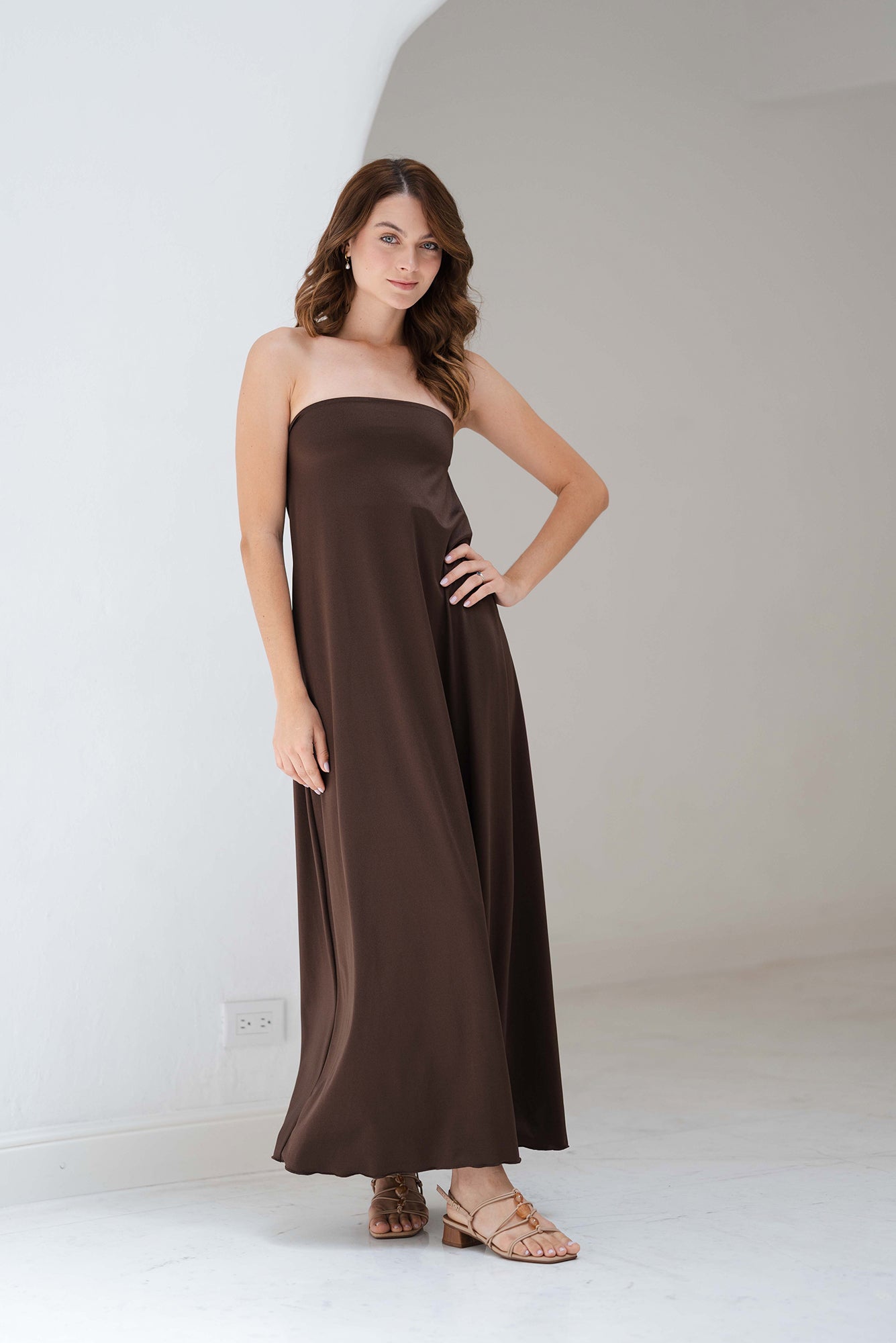 Chai Latte Dress - Hazelnut