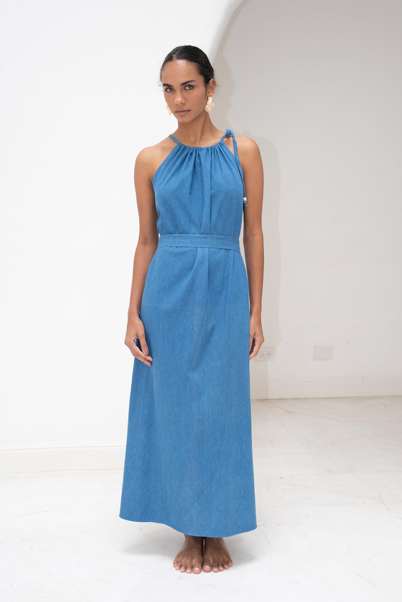 Brioche Dress - Denim