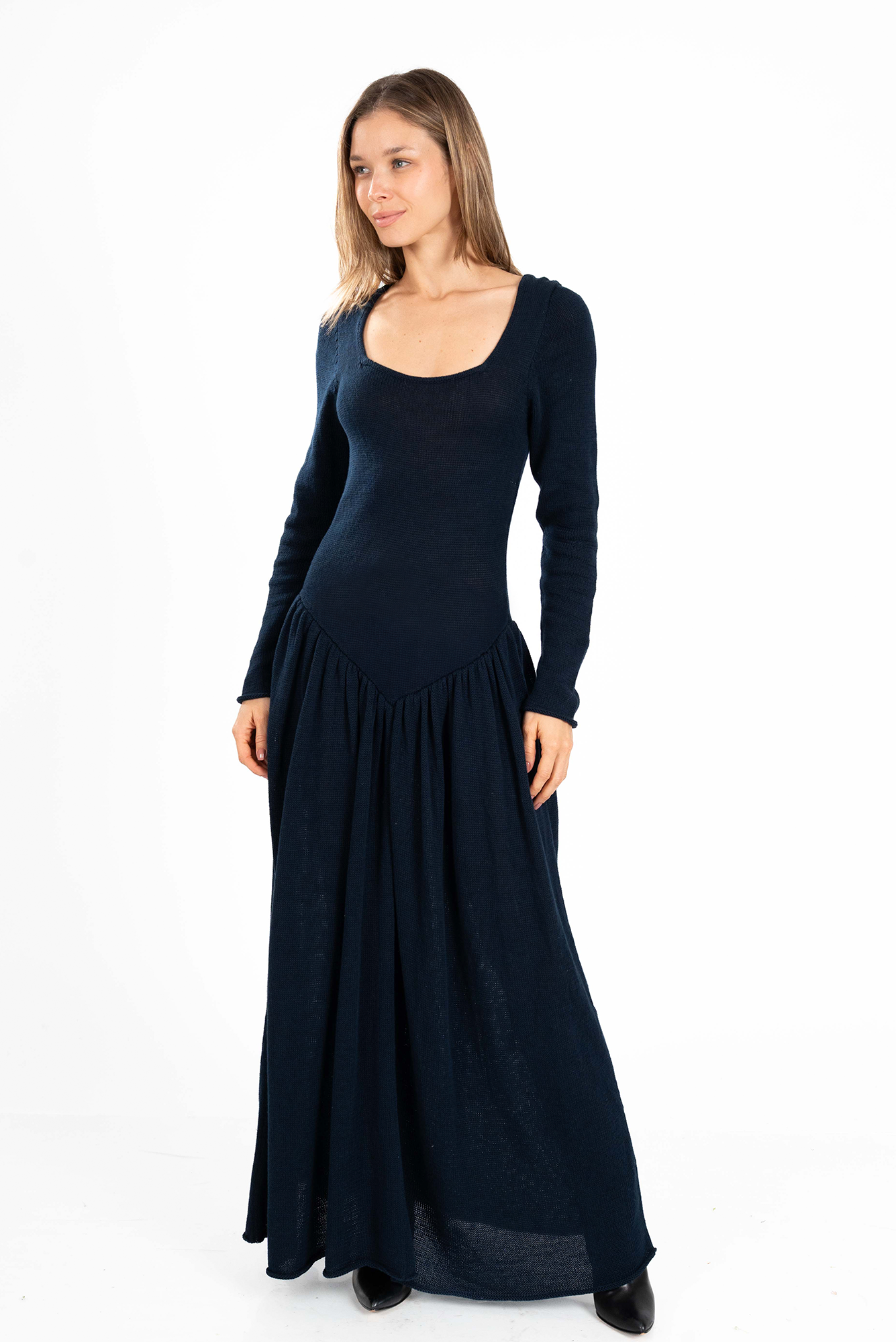 Lyra Dress - Navy