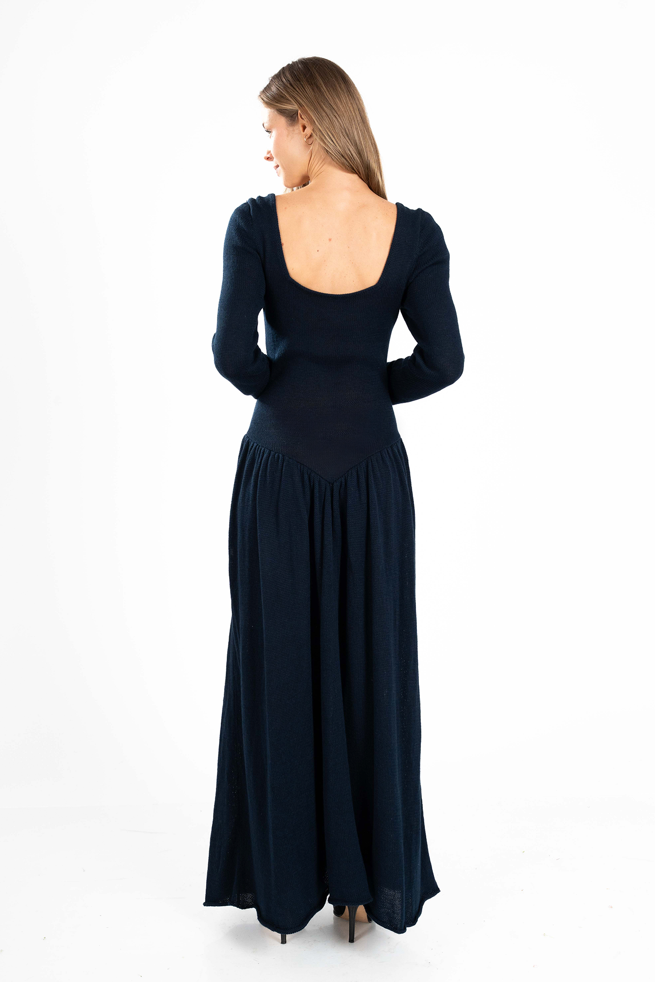 Lyra Dress - Navy