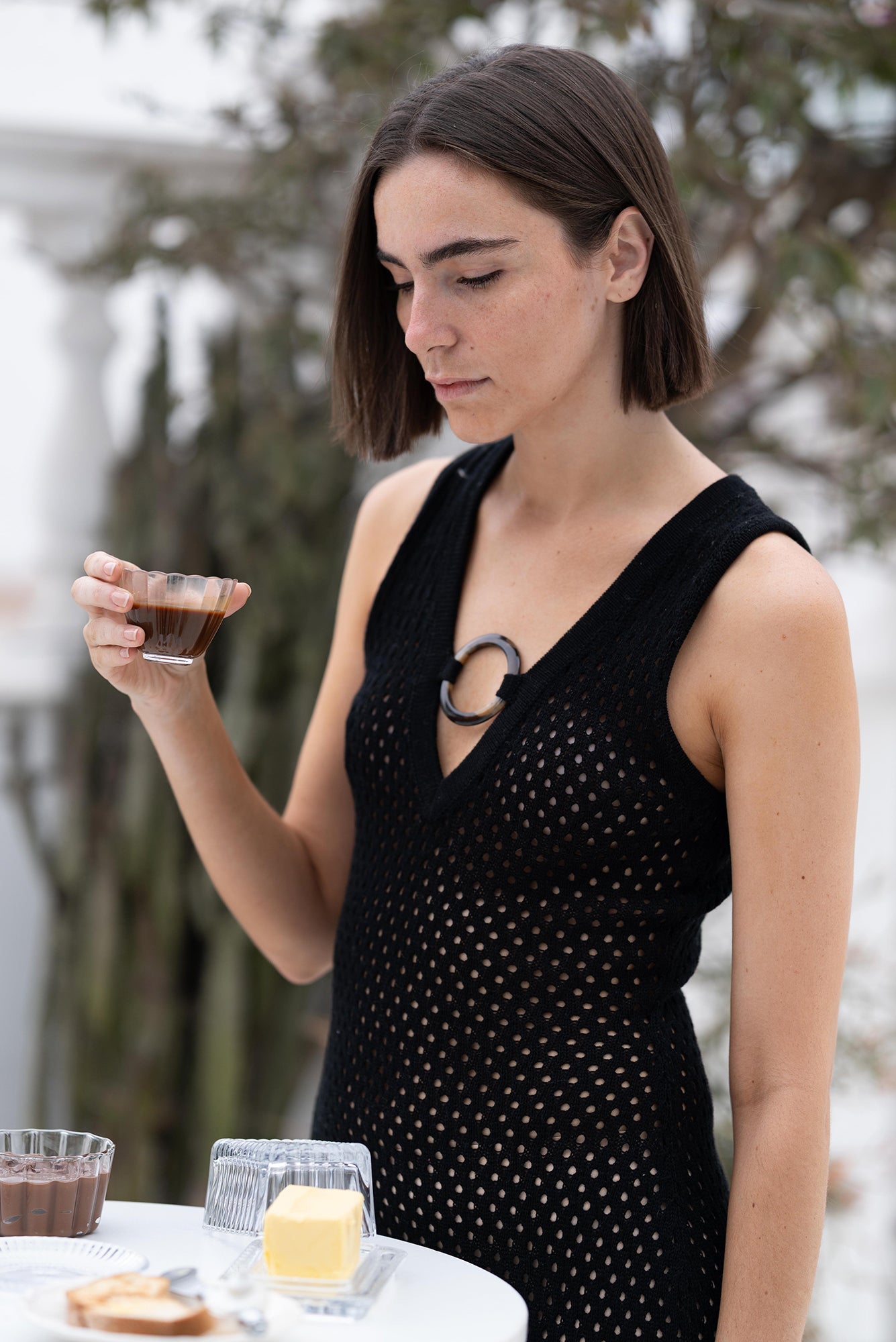 Mango Dress - Espresso